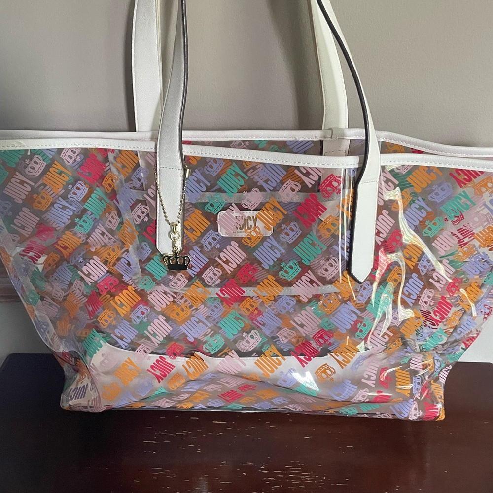 Juicy Couture Colorful Logo Tote
